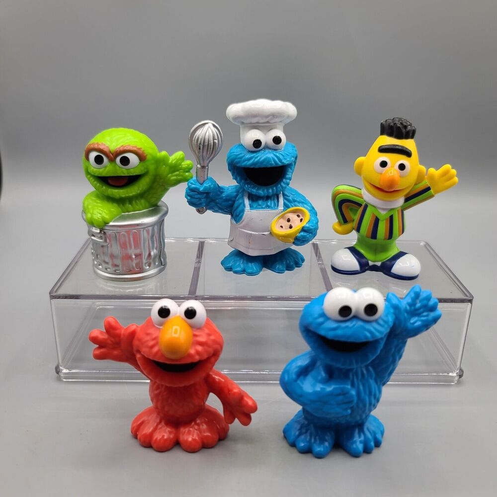 Sesame Street Workshop Figures Lot Of 5 Toy Hasbro 2013 2016